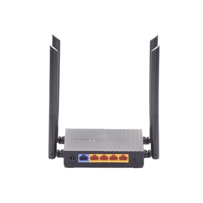 Router Inalámbrico AC 1200 / Doble Banda MU-MIMO / 1 puerto WAN 10/100/1000 Mbps / 4 puertos LAN 10/100/1000 Mbps / Compatible con EasyMesh / Administración Web o App Tether