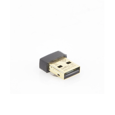 Mini Adaptador USB inalámbrico doble banda AC 600 Mbps, antena onmidireccional.