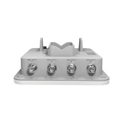 Punto de Acceso Industrial Super Wi-Fi 6 Conectorizado 2x2, Doble Banda Simultanea en 2.4 y 5 GHz, Hasta 400 m de Cobertura, 512 Usuarios Concurrentes