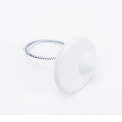 Paquete de 100 Tags AM Para Botellas, Color Gris Claro