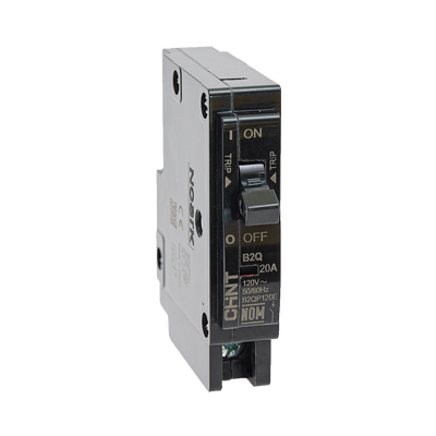 Interruptor Termomagnético Enchufable, Serie: B2Q, 1P, 20A, 120/240V (SKU:1002263)
