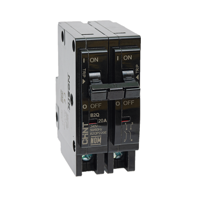 Interruptor Termomagnético Enchufable, Serie: B2Q, 2P, 40A, 240V (SKU:1002283)