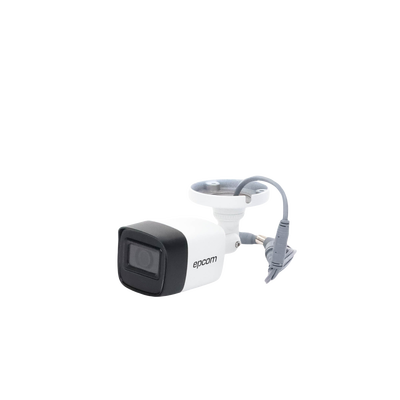 Bala TURBOHD 4K (8 Megapixel) / Gran Angular 102° / Lente 2.8 mm / Exterior IP67 / IR EXIR 30 mts / dWDR