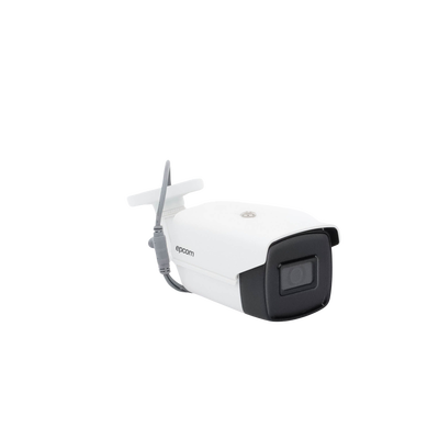 Bala TURBOHD 4K (8 Megapixeles) / Gran Angular 102º / Lente 2.8 mm / Exterior IP67 / IR EXIR 60 mts / dWDR