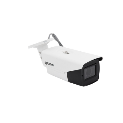 Bullet TURBOHD 4K (8Megapixeles) / Lente Mot. 2.7 a 13.5 mm / Potente IR EXIR de 80 mts / Exterior IP67 / 12 Vcc - 24 VCA / dWDR