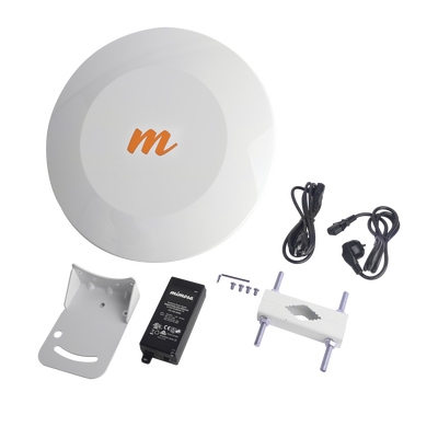 Radio Backhaul PTP, MIMO 4X4:4ac, 5.150 - 5.875 GHz, IP67, Velocidad hasta 1.5 Gbps, Antena 25 dBi integrada,  Monitoreo a través de la nube