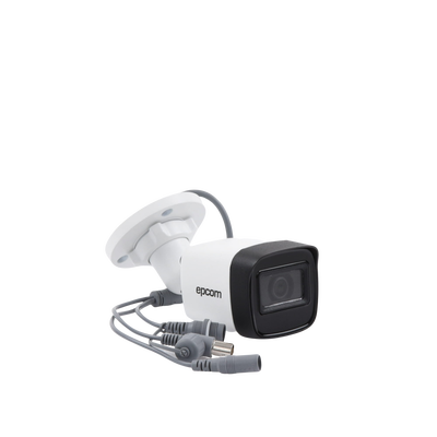 Bala TURBOHD 5 Megapixel / Lente 2.8 mm / 4 Tecnologías (TVI / AHD / CVI / CVBS) / 30 mts SMART IR EXIR / Exterior IP67 / dWDR / Metal