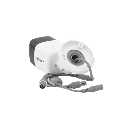 AUDIO POR COAXITRON / Bala TURBOHD 5 Megapixel / Gran Angular 85.5° / Lente 2.8 mm / 30 mts IR EXIR / Exterior IP67 / 4 Tecnologías / dWDR