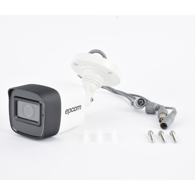 AUDIO POR COAXITRON / Bala TURBOHD 5 Megapixel / Gran Angular 85.5° / Lente 2.8 mm / 30 mts IR EXIR / Exterior IP67 / 4 Tecnologías / dWDR