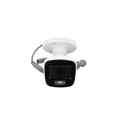 [ColorVu] Bala TURBOHD 2 Megapíxel (1080p) / Microfono Integrado / Imagen a color 24/7 / Lente 2.8 mm / METAL / Luz Blanca 20 mts / Exterior IP66 / TVI-AHD-CVI-CVBS / dWDR