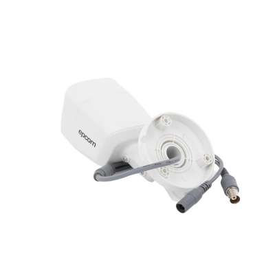 AUDIO POR COAXITRON / Bala TURBOHD 2 Megapixel (1080p) / Gran Angular 106° / Lente 2.8 mm / 25 mts IR EXIR / Exterior IP66 / 4 Tecnologías / dWDR