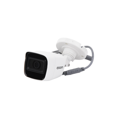 AUDIO POR COAXITRON / Bala TURBOHD 2 Megapixel (1080p) / Gran Angular 106° / Lente 2.8 mm / 25 mts IR EXIR / Exterior IP66 / 4 Tecnologías / dWDR