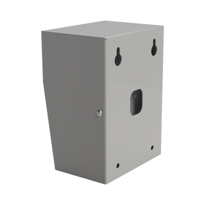 Cubierta Industrial para montaje de Porteros IP Fanvil y Grandstream, pintura electrostática color gris.