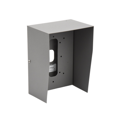 Cubierta Industrial para montaje de Porteros IP Fanvil y Grandstream, pintura electrostática color gris.