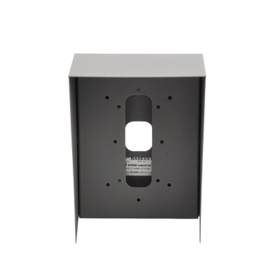 Cubierta Industrial para montaje de Porteros IP Fanvil y Grandstream, pintura electrostática color gris.