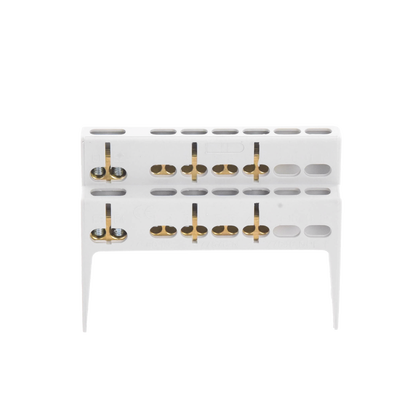 Soporte + Barra de Conexion (8 MOD) (8+2 ENTR.) IP40