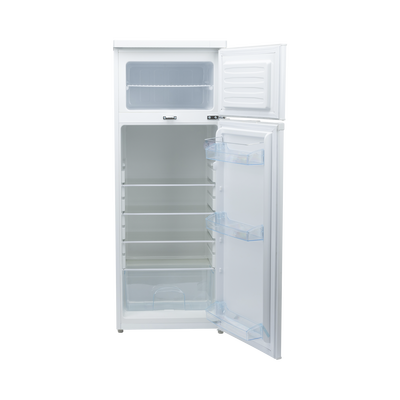 Refrigerador Combinado Solar de 220L (7.7 ft3) - 12/24V, Alta Capacidad, Optimo Para Operación Sin Red Eléctrica, Rendimiento Superior.