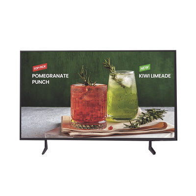 Television LED Profesional de 65" / UHD 4K (3840x2160p) / Entradas de Video HDMI, Bocinas Integradas de 10 W. Compatible VESA