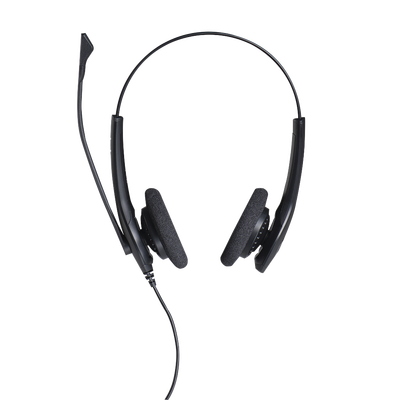 Jabra Biz 1500 Duo, auricular profesional con cancelación de ruido, ideal para contact center con conexión QD (1519-0157)