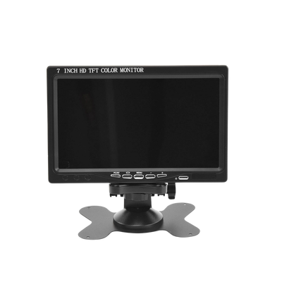 Monitor 7" TFT-LCD ideal para colocar en vehículos o DVR/NVR.  Entradas de video HDMI, VGA y RCA (CVBS)