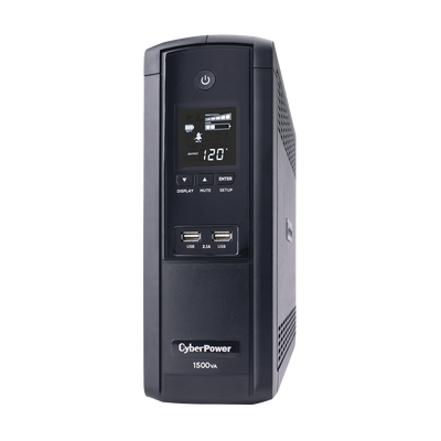 UPS de 1500 VA/900 W, Topología Línea Interactiva, Entrada 120 Vca NEMA 5-15P, Tipo Torre, Con 12 Tomas NEMA 5-15R, 5 años de garantía