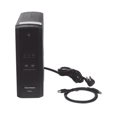 UPS de 1500 VA/900 W, Topología Línea Interactiva, Entrada 120 Vca NEMA 5-15P, Tipo Torre, Con 12 Tomas NEMA 5-15R, 5 años de garantía