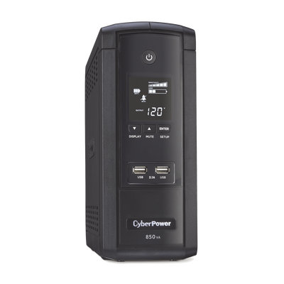 UPS de 850 VA/510 W, Topología Línea Interactiva, Entrada 120 Vca NEMA 5-15P, Tipo Torre, Con 10 Tomas NEMA 5-15R, 5 años de garantía