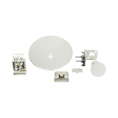 Antena direccional tipo plato de 25 dBi / Rango de frecuencia de 5.150 a 7.125 GHz / MIMO 2X2 / Para climas Hostiles IP67