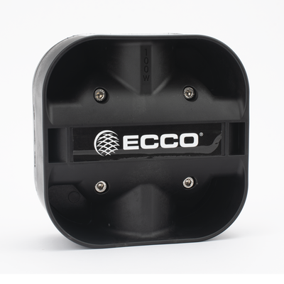 Bocina Compacta de Uso Rudo, 100 Watts de Potencia, Ideal Para Vehículos de Encubierto, Con Soporte Universal, 11 Ohms de Impedancia