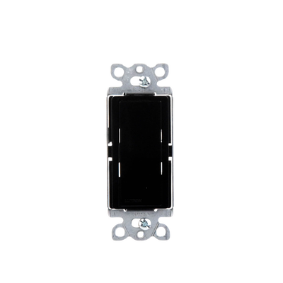 Switch un solo polo 15 Amp negro nigth