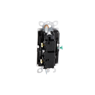 Switch un solo polo 15 Amp negro nigth