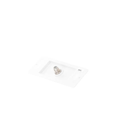 Adaptador de cable coaxial, de pared para cable de TV.