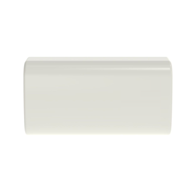 Unión recta, para uso con canaleta LD5, material ABS, Color Blanco Mate