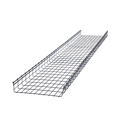 Charola Tipo Malla 105/500 mm, Acabado Electro Zinc, Hasta 836 Cables Cat6, Tramo de 3 Metros