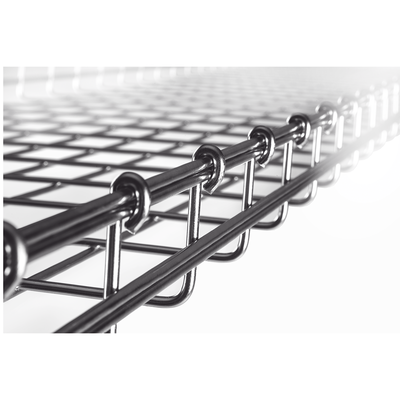 Charola Tipo Malla 54/500 mm, Acabado Electro Zinc, Hasta 430 Cables Cat6, Tramo de 3 Metros