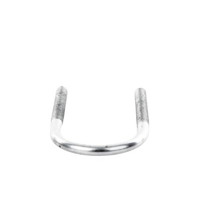 Abrazadera tipo U de 1", con acabado Electro Zinc, no incluye tuercas y arandelas