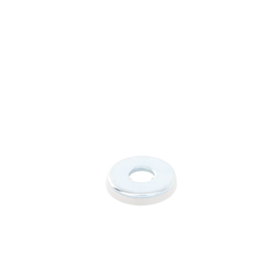 Arandela plana galvanizada de 1/4", acabado Electro Zinc