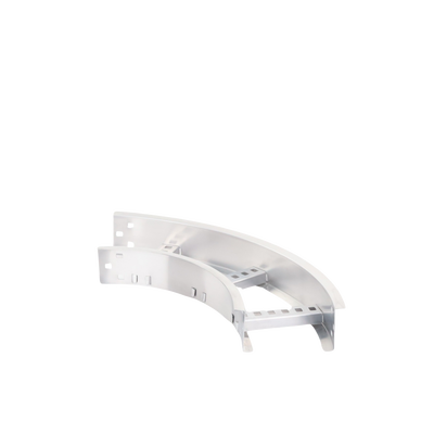 Curva Horizontal de Aluminio de 90° Perfil Z / Peralte 3 1/4" / Ancho 6" / Radio 8" / Incluye Tornillería (CHC90EZ314R8X6AK)