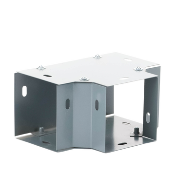 Derivación "T" horizontal 100 x 100 mm (3.94 x 3.94 pulg.), fabricado en lámina de acero al carbón