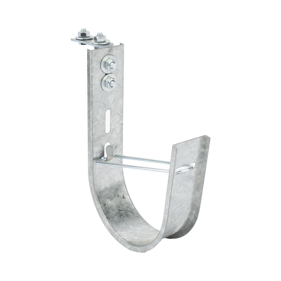 Soporte (Gancho) tipo J-Hook, hasta 115 cables Cat6, ideal para soportar cableado en los espacios de manipulación al aire, Para instalación en interior