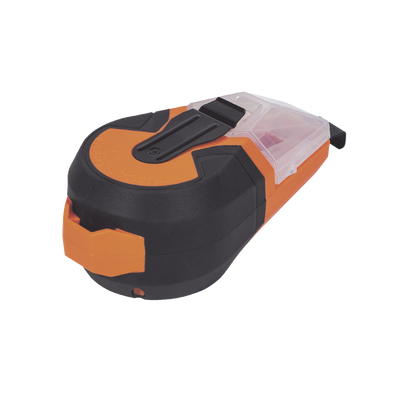 Línea de Tiza Autorretráctil con Tiza Azul para Trazado en el Trabajo.