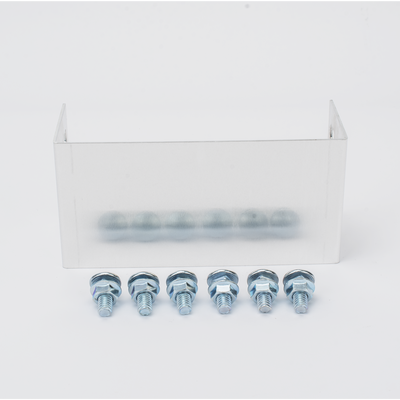 Placa de Cierre para Escalera de Aluminio / Peralte 3 1/4" / Ancho 6" / Incluye Tornillería (CHPCE314X6AK)