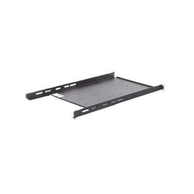 Charola Ajustable para Rack de 19" de 4 postes de 1 Unidad de Espacio. Profundidad de 633 a 816 mm