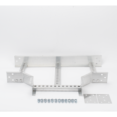 Derivación "T" Horizontal de Aluminio Perfil Z / Peralte 3 1/4" / Ancho 12"/ Radio 8" / Incluye Tornillería (CHTHEZ314R8X12AK)