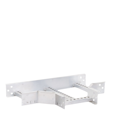 Derivación "T" Horizontal de Aluminio Perfil Z / Peralte 3 1/4" / Ancho 9"/ Radio 8" / Incluye Tornillería (CHTHEZ314R8X9AK)