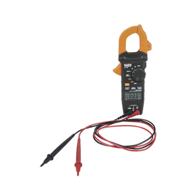 Kit de Amperímetro de Gancho (400A CA) con Probador de Fase y Divisor (para medir corriente sin cortar el cable).