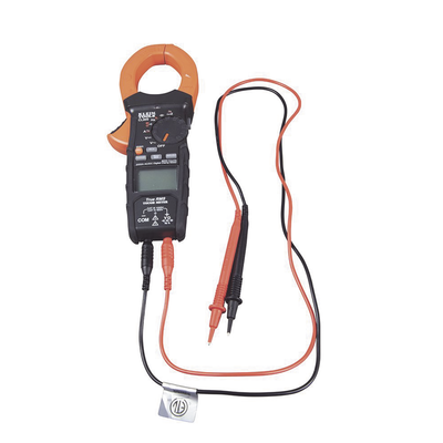 Amperímetro Digital de Gancho de Rango Automático de 2000 A CA, con Media Cuadrática Real y Baja Impedancia (LoZ).