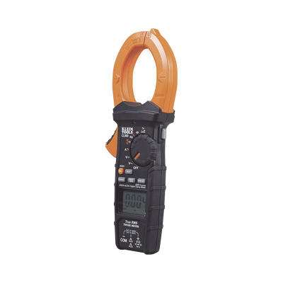 Amperímetro Digital de Gancho de Rango Automático de 2000 A CA, con Media Cuadrática Real y Baja Impedancia (LoZ).