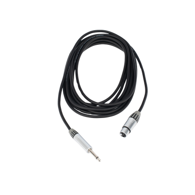 Cable de Audio | XLR 3 Polos Hembra a Plug 1/4 in mono | Conector Seetronic Serie M SCMF3 - MP2X | Longitud 3m