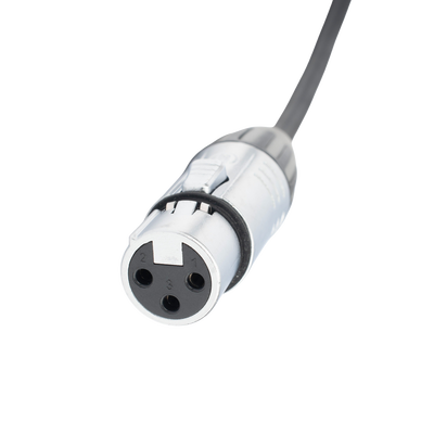 Cable de Audio | XLR 3 Polos Hembra a Plug 1/4 in mono | Conector Seetronic Serie M SCMF3 - MP2X | Longitud 3m
